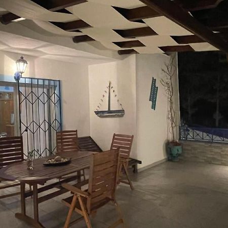 Blue & White Maisonette Over The Sea Near Sounio Sounion Exterior photo