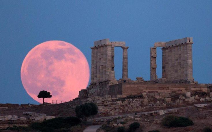 Blue & White Maisonette Over The Sea Near Sounio Sounion Exterior photo